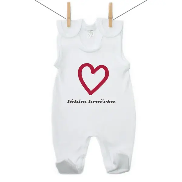 Boodyy Dupačky Ľúbim bračeka 68 (3-6 mesiacov)