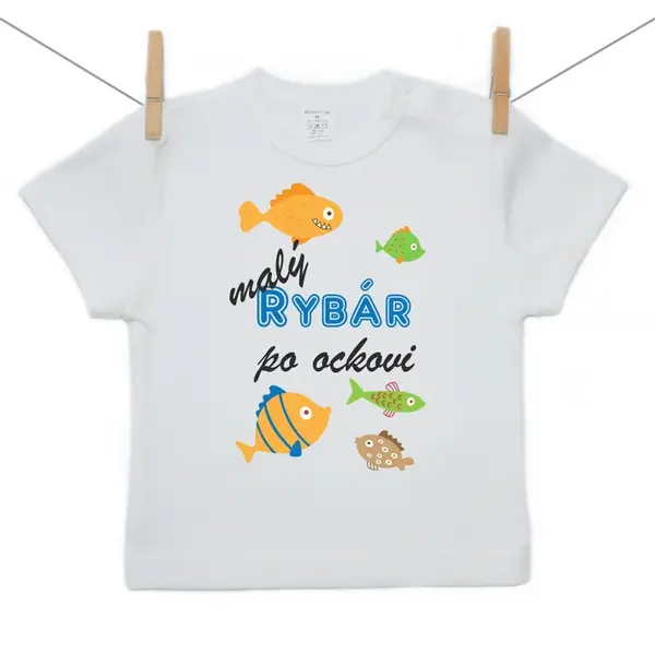 Boodyy Tričko s krátkym rukávom Malý rybár 140 (9-10 rokov)