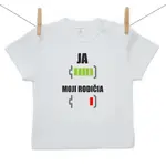 Boodyy Tričko s krátkym rukávom Batéria nabitá 74 (6-9 mesiacov)