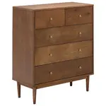 MID.YOU ŠIROKÁ KOMODA, dub, barvy zlata, barvy vlašských ořechů, 85/99/40 cm