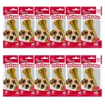 Akinu Kost z buvolí kůže přírodní pamlsek pro psy žvýkací 12 cm 12 ks