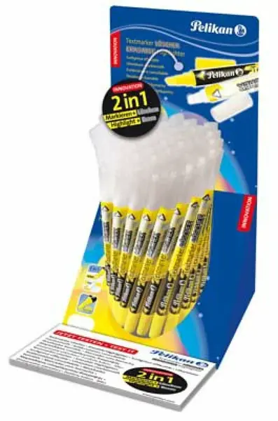 Pelikan - Zvýrazňovač žlutý 456 + zmizík