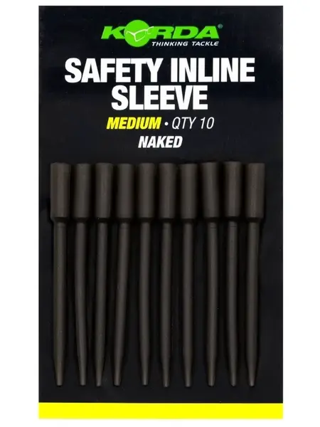 Korda převleky safety inline sleeve naked - medium (50 mm)