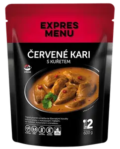 EXPRES MENU Červené kari s kuřetem 600 g (2 porce)