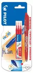 Sada Rollera FriXion Ball a 3 ks náplne, 0.7 v  červenej farbe