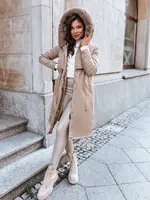 Dámská zimní bunda LUSTER Barva béžová DSTREET