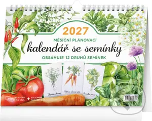 NOTIQUE Měsíční plánovací kalendář se semínky 2027