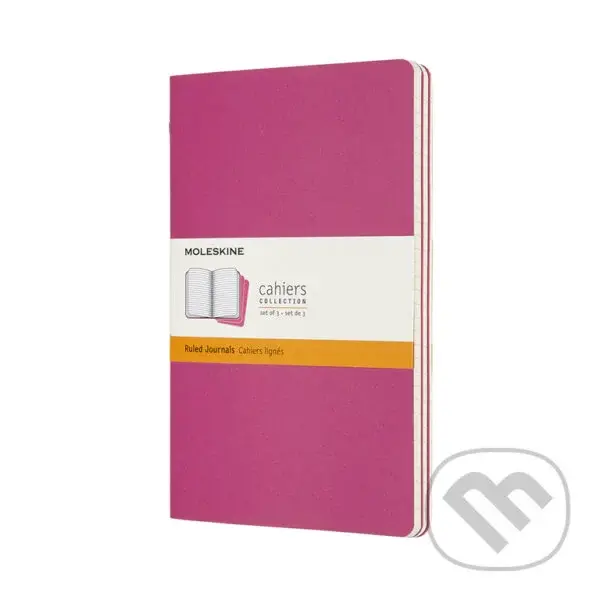 Moleskine - sada 3 zošitov (ružové)