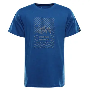 Pánské outdoorové triko alpine pro noger 2 modrá m