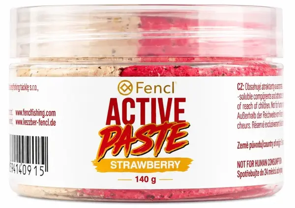 Fencl obaľovacia pasta active paste strawberry 140 g
