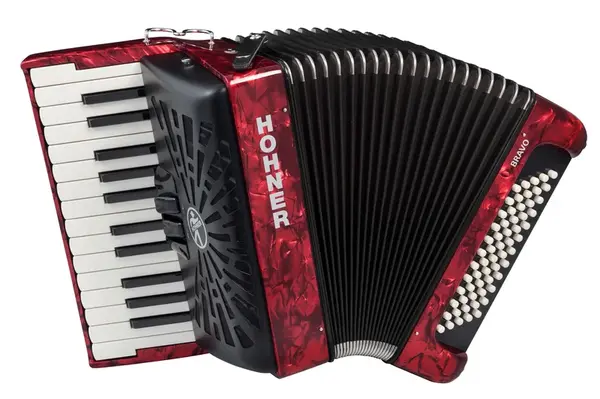 Hohner Bravo II 60 Red Silent Key (rozbalené)