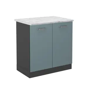 Vicco SKŘÍŇKA POD DŘEZ R-Line Modrošedá 80 cm PD Mramor