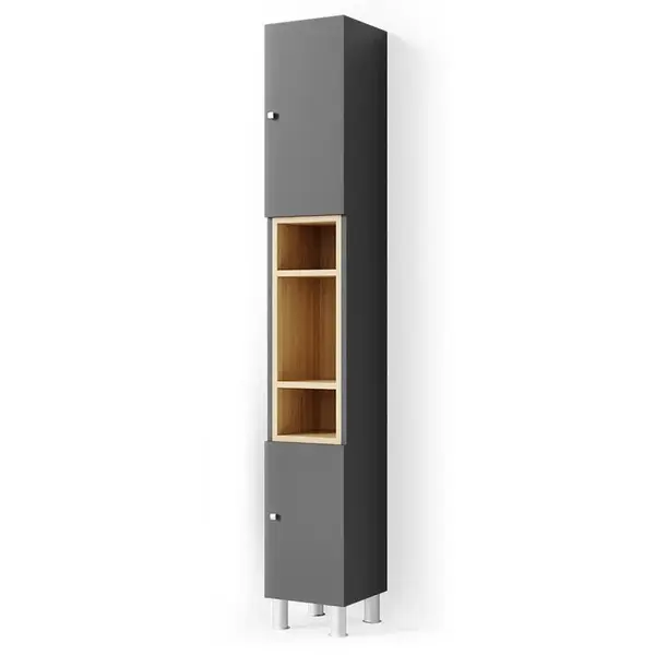 Vicco KOUPELNOVÁ SKŘÍŇKA Aquis Antracit 30 x 190 cm