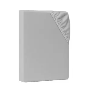 AM Qualitätsmatratzen NAPÍNACÍ prostěradlo 200/200/12 cm světle šedá