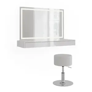 Vicco TOALETNÍ STOLEK Sherry Bílá 120 cm 3 díly