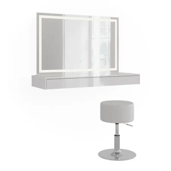Vicco TOALETNÍ STOLEK Sherry Bílá 120 cm 3 díly