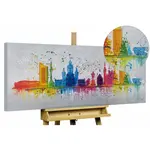 KUNSTLOFT OLEJOMALBA 120/60 cm, Město a architektura