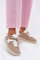 Boto Nízké Dámské Sportovní Boty Béžové Zelevelis