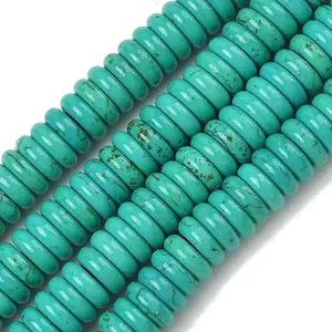 Dyed Synthetic Turquoise Beads Strands