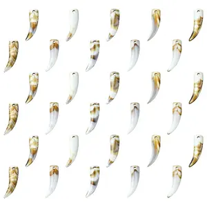 30Pcs Opaque Resin Pendants