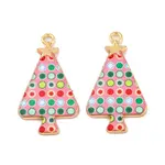 Christmas Theme Rack Plating Alloy Pendants