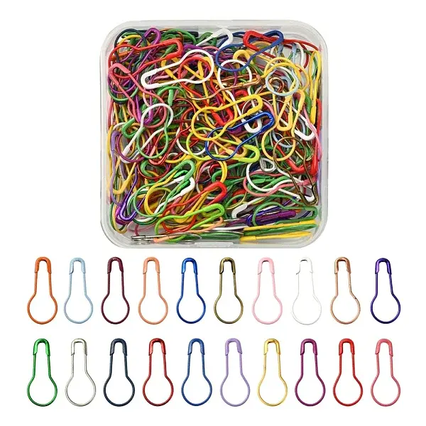 200Pcs Spray Painted Iron Calabash Pins