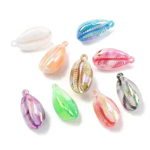 Two-tone Opaque Acrylic Pendants
