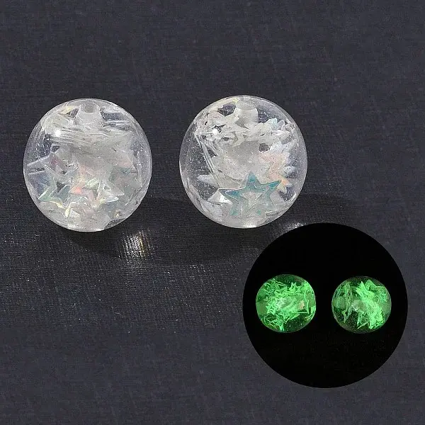 Luminous Transparent Resin Beads