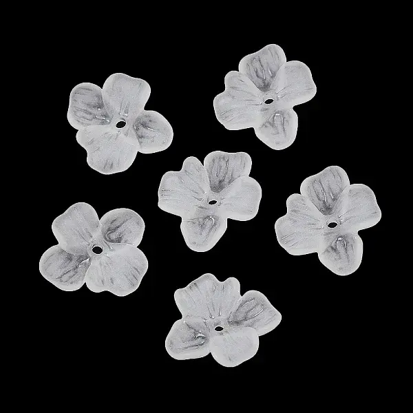 Frosted Transparent Acrylic Beads