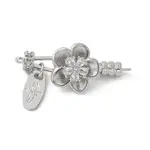 Brass Micro Pave Cubic Zirconia Fold Over Clasps