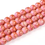 Baking Paint Glass Beads Strands