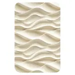 OnlyWow WC PŘEDLOŽKA Linie - Vlnité - Krémové 40x60 cm