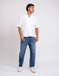Carhartt WIP Newel Pant Blue marble used wash 34