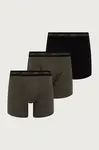 HUGO  boxerky pánske bavlnené s elastanom BOXER BR PLANET DES 3-pak
