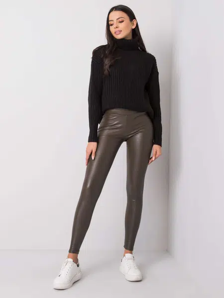 Leggings-RV-LG-6007.11-dark khaki