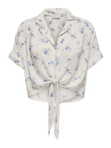 ONLY Blúzka 'ONLPAULA'  modrá / tmavomodrá / biela