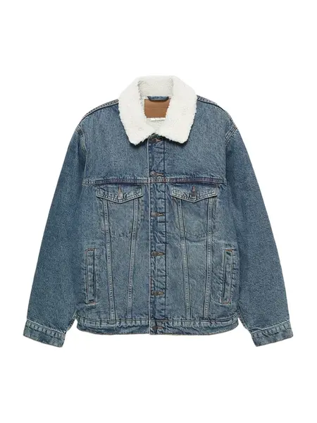 Pull&Bear Prechodná bunda  modrá denim