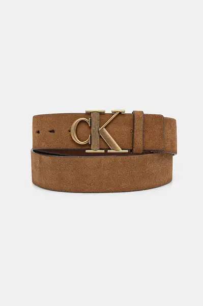 Calvin Klein  pásek pánský semišový