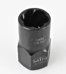 Hlavice nástrčná na poškozené šrouby 3/8", rozměr 13 mm - SATRA Velikost: 18 mm