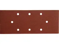 Brusný papír - smirek P120, 93 x 230 mm, 8 otvorů, balení 10 ks - EXTOL PREMIUM EX243120 Zrnitost: P40