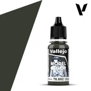 Modelářská barva Vallejo 18ml – 892 Yellow Olive