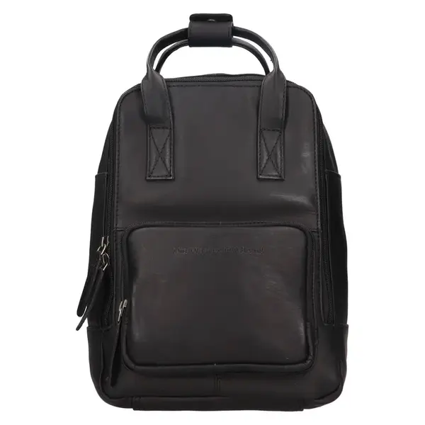 Dámsky kožený batoh The Chesterfield Brand Bellaty - čierna