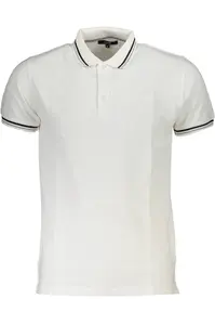 Bílé pánské polo triko Cavalli Class