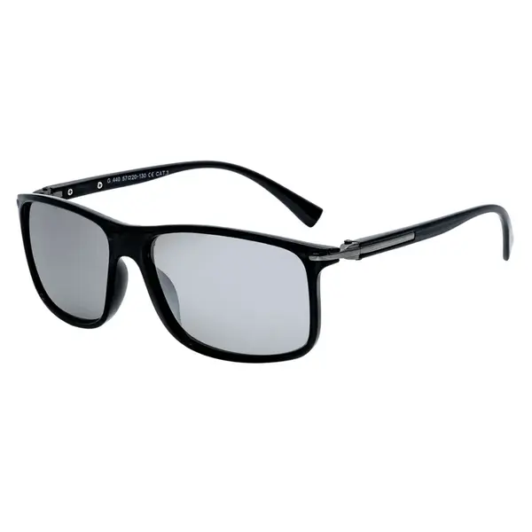 Glassa Polarizační sluneční brýle PG 440 černé / zrcadlové čočky