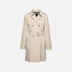 Beige women's coat Geox Claudin - Women's