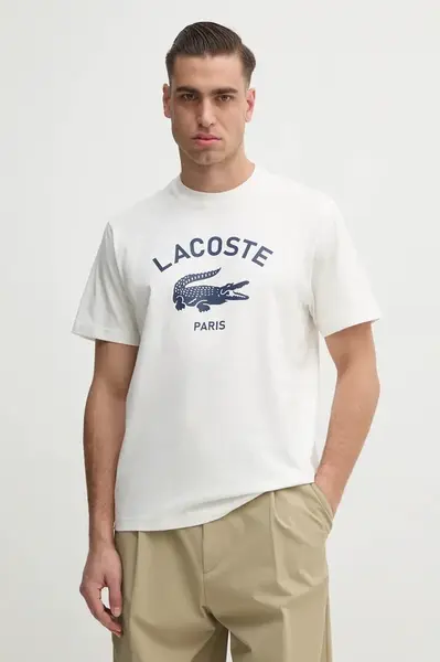 Bavlněné tričko Lacoste