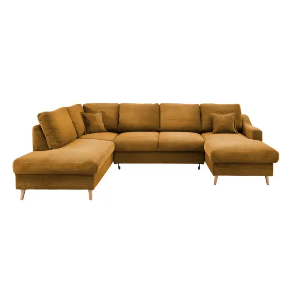 P & B SEDACÍ SOUPRAVA, textil, barvy zlata