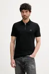 BOSS Orange polo pánské s bavlnou