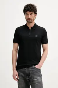 BOSS Orange  polo pánské s bavlnou