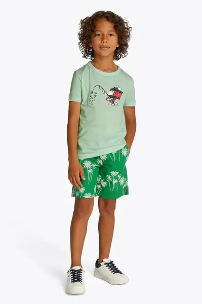 Tommy Hilfiger Dětské bavlněné tričko Tommy Hilfiger